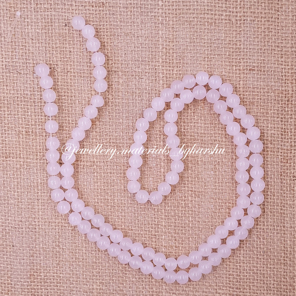 8MM Jelly Beads - Pastel Pink