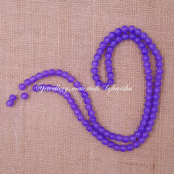 8MM Jelly Beads - Purple