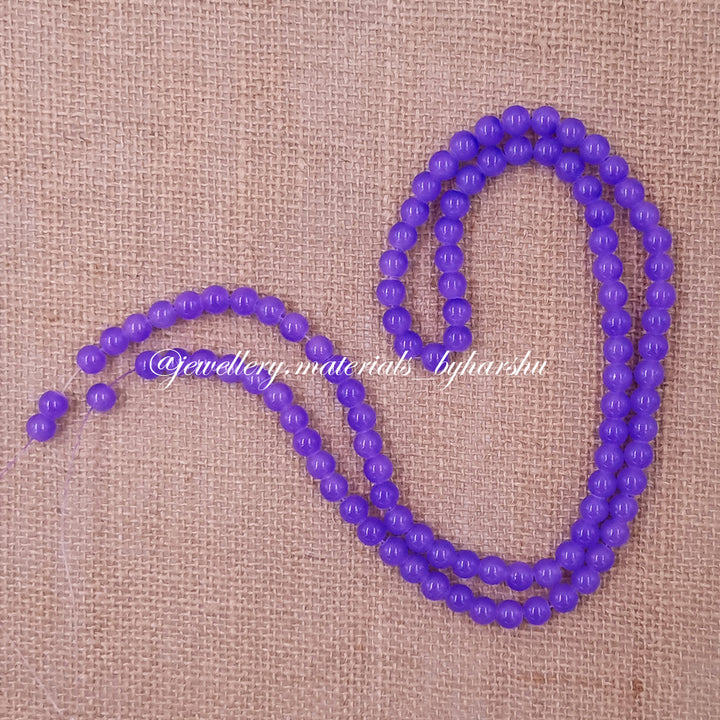 8MM Jelly Beads - Purple