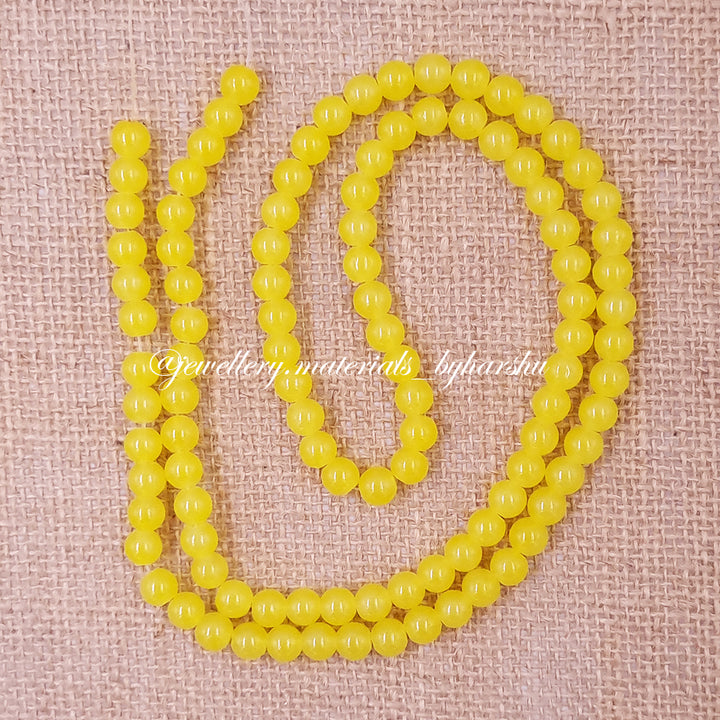 8MM Jelly Beads - Yellow