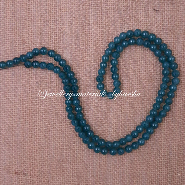 8MM Jelly Beads - Turquoise Blue