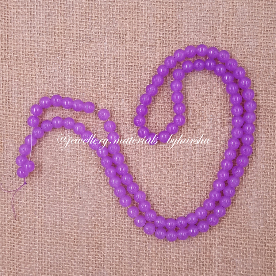 8MM Jelly Beads - Light Purple