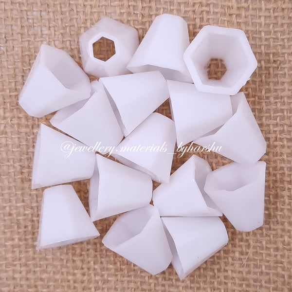 Hexagon Shape Earring Jhumka Mold - 2CM