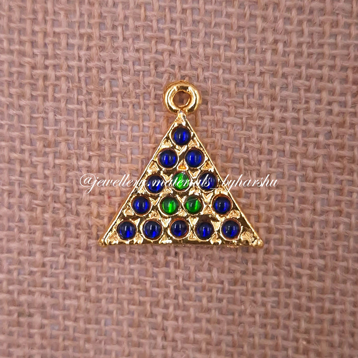25MM Triangle Kemp Connector (Blue with Green)