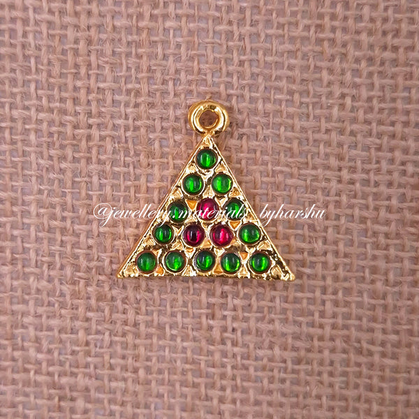 25MM Triangle Kemp Connector (Green with Red)