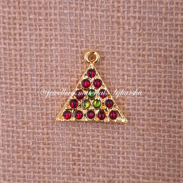 25MM Triangle Kemp Connector (Red with Green)