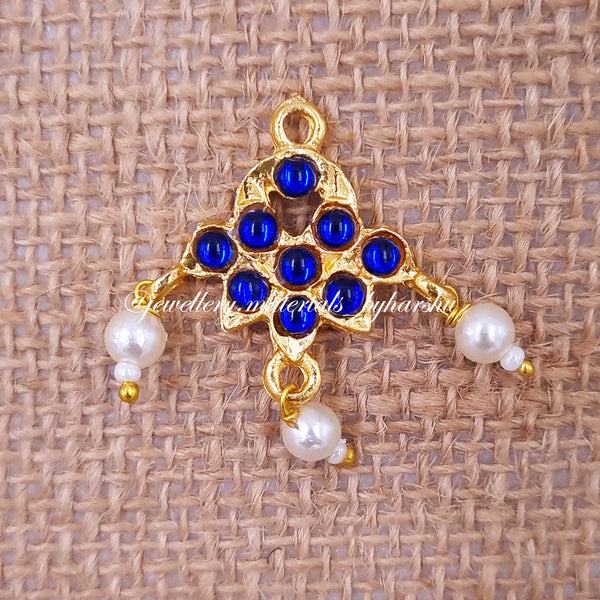 20 x 15MM Kemp Pendant (Blue)