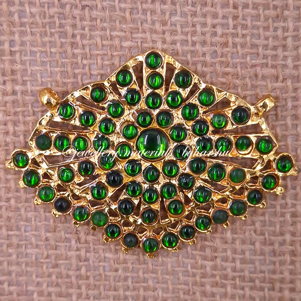 60 x 40MM Kemp Pendant (Green)