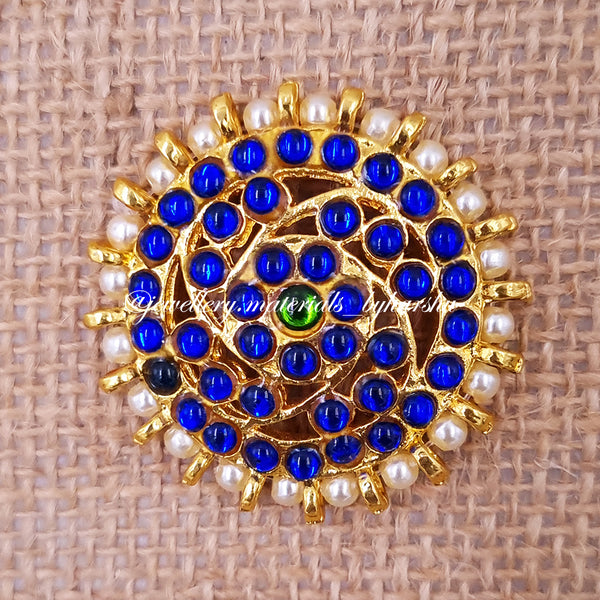 42MM Kemp Pendant Sun Shape (Blue with Green)