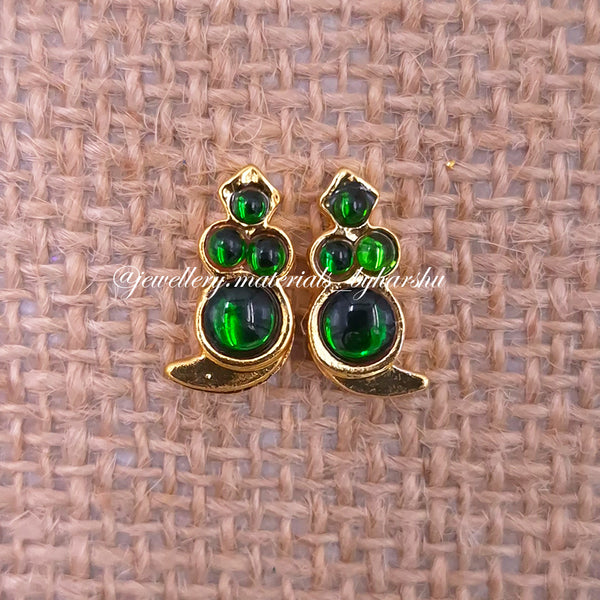 15 x 6MM Kemp Mango Pendant (Green)&nbsp;