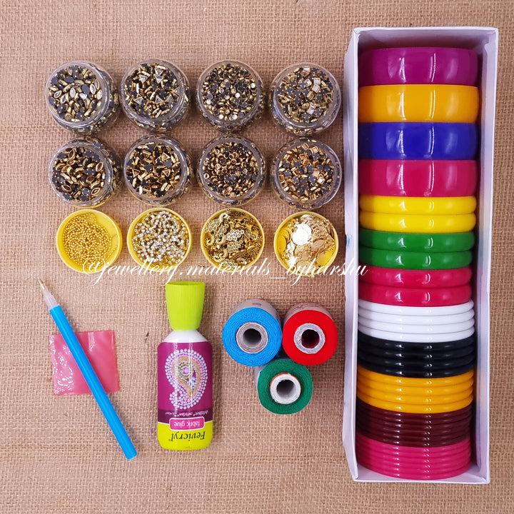 Silk Thread Bangles Making Basic Kit