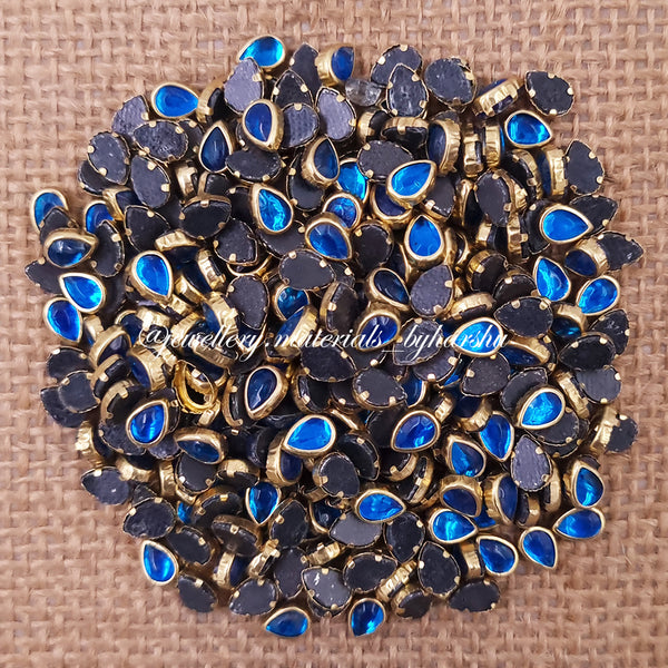 Drop 6x4P Gloss Color Kundan - Light Blue Color