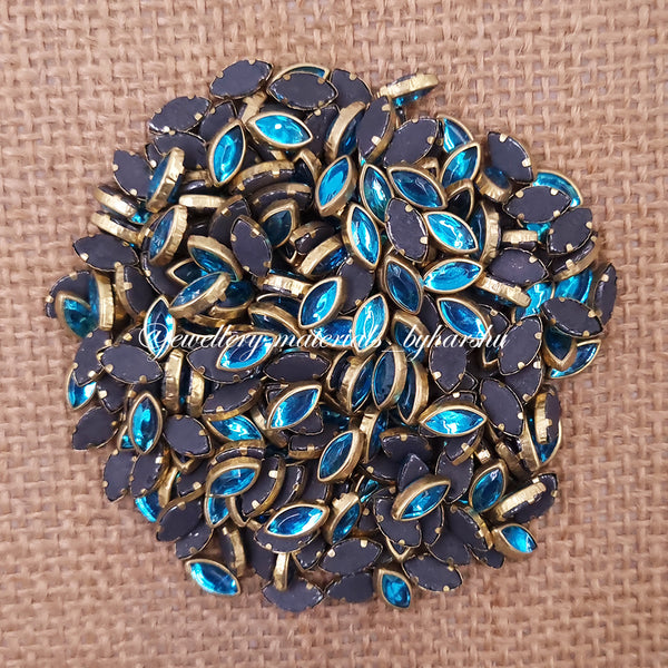 8K Eye Gloss Color Kundan - Light Blue Color