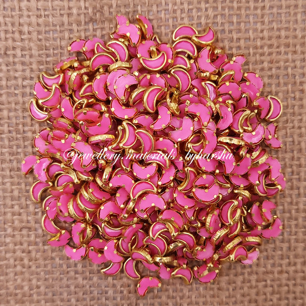 Moon Matt Color Kundan - Light Pink