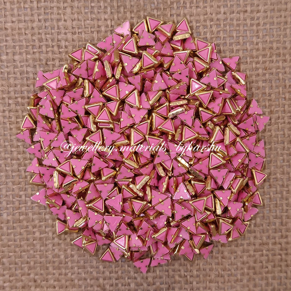 Triangle 3x3T Matt Color Kundan - Light Pink