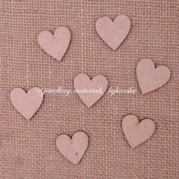 MDF Heart 1 Inch
