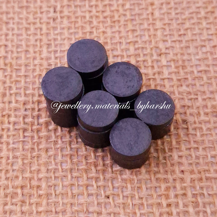 12 x 3MM Round Black Magnet
