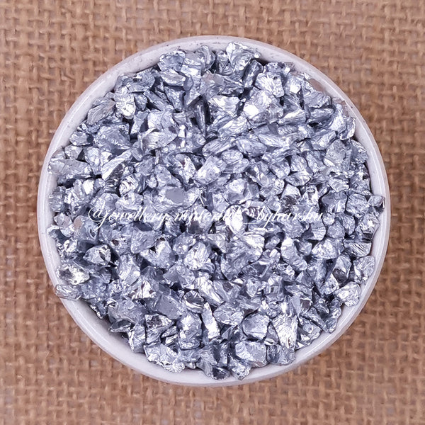 Metallic Stones for Resin Art (Silver)