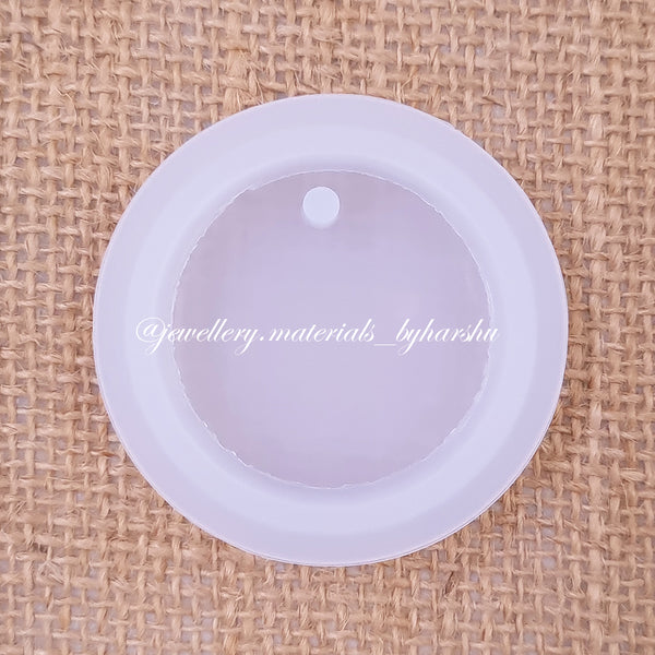 4CM Round Shape Pendant Silicone Mold