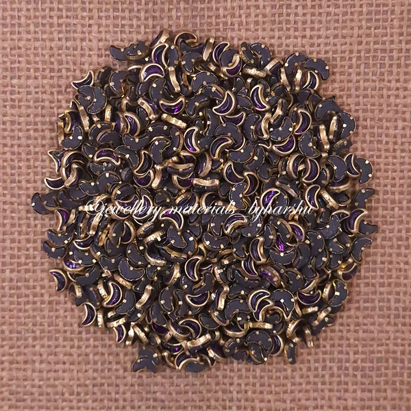 Moon Gloss Color Kundan - Dark Purple