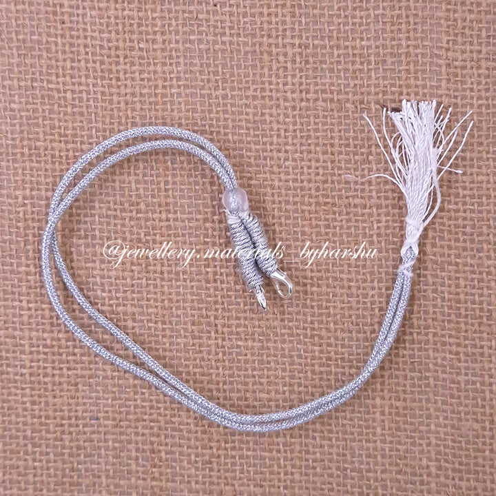 Silver Necklace Back Rope (1 Piece)