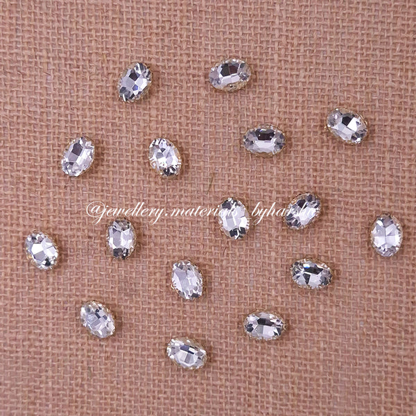 15 x 11 Oval Clip Stone