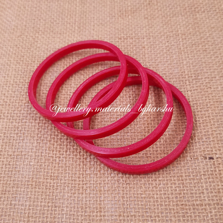 Plain Flat Bangles 4 Cut