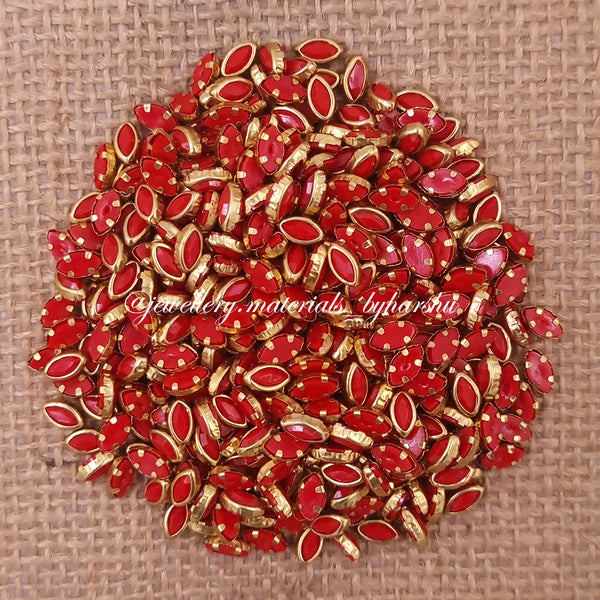 Eye 6K Matt Color Kundan - Red