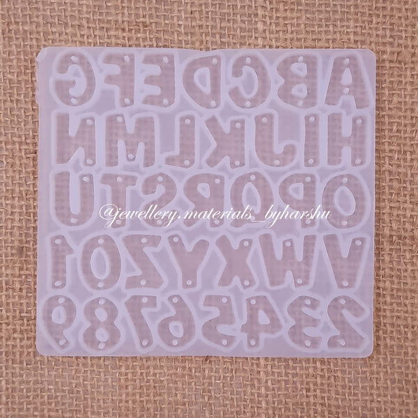 Alphabet and Number Mold