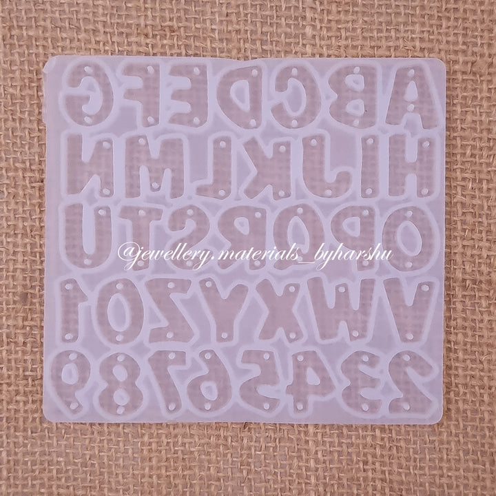 Alphabet and Number Mold