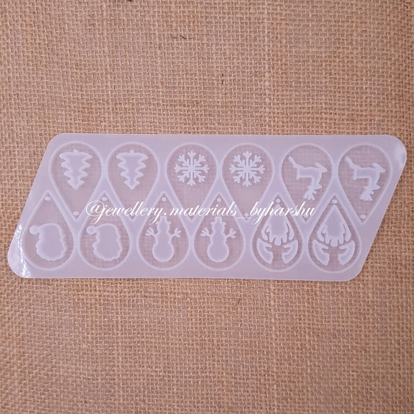 Christmas Earing Silicone Mold