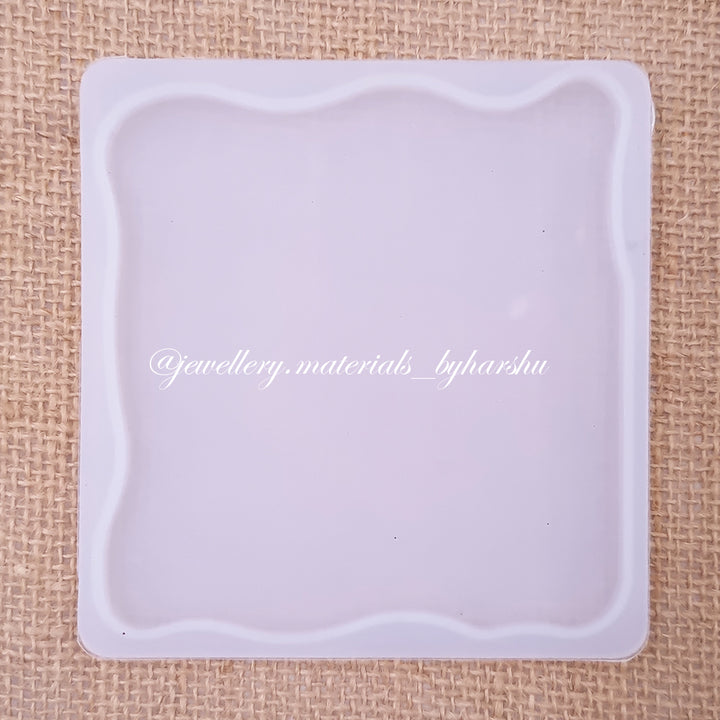 4 Inch Square Agate Silicone Mold