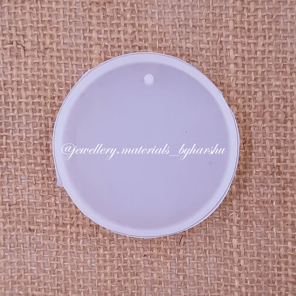 2 Inch Round Silicone Mold with Hole