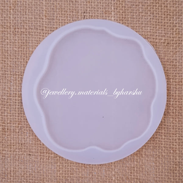 4 Inch Round Agate Coaster Silicone Mold