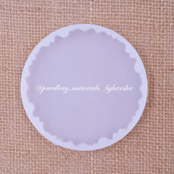 3 Inch Round Agate Coaster Silicone Mold