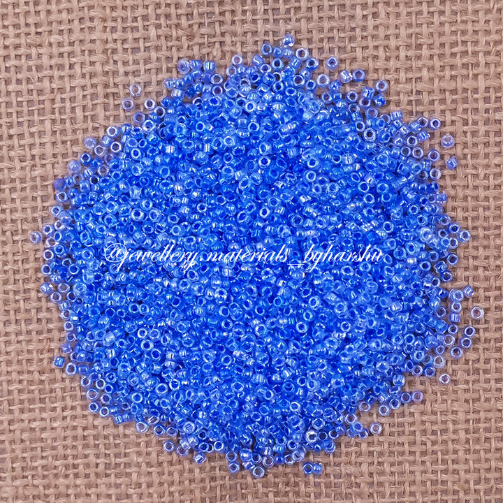 2MM, 11/0 Glass Seed Beads - Ink Blue