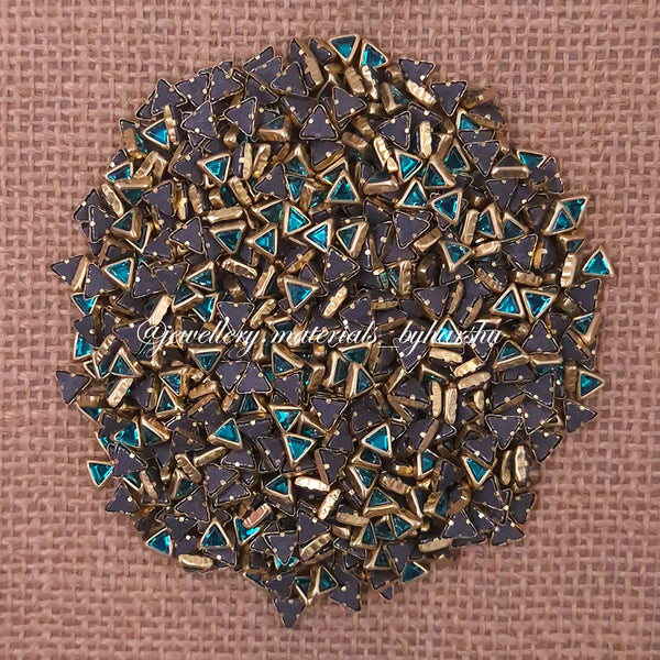 Triangle 3x3T Gloss Color Kundan - Peacock Green