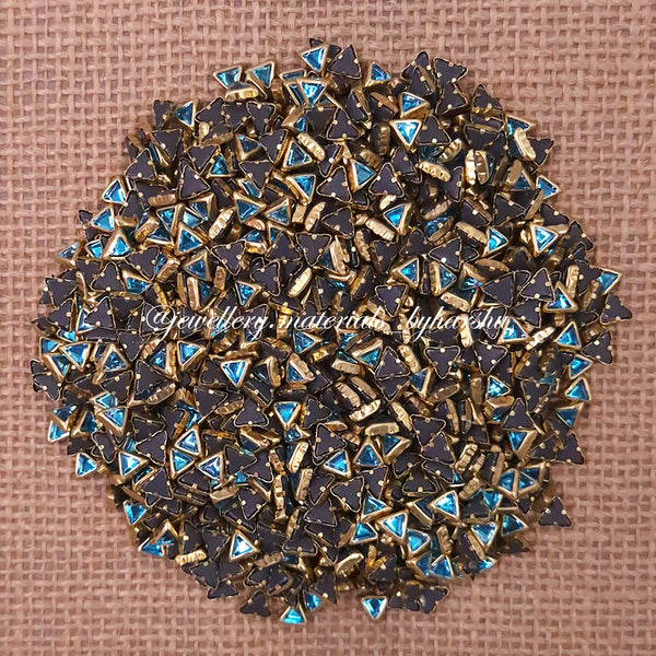 Triangle 3x3T Gloss Color Kundan - Sky Blue