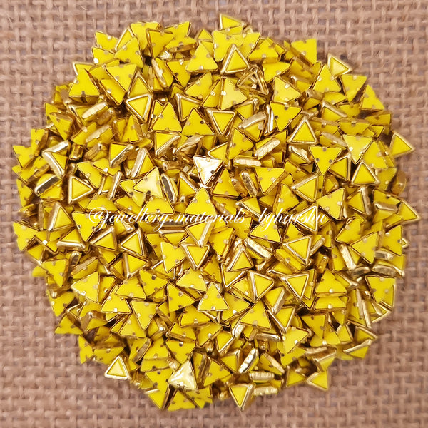 Triangle 3x3T Matt Color Kundan - Yellow