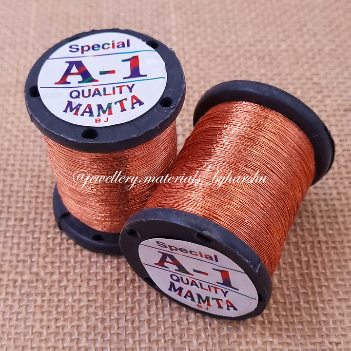 A1 Mamta Zari Thread Copper (Small)