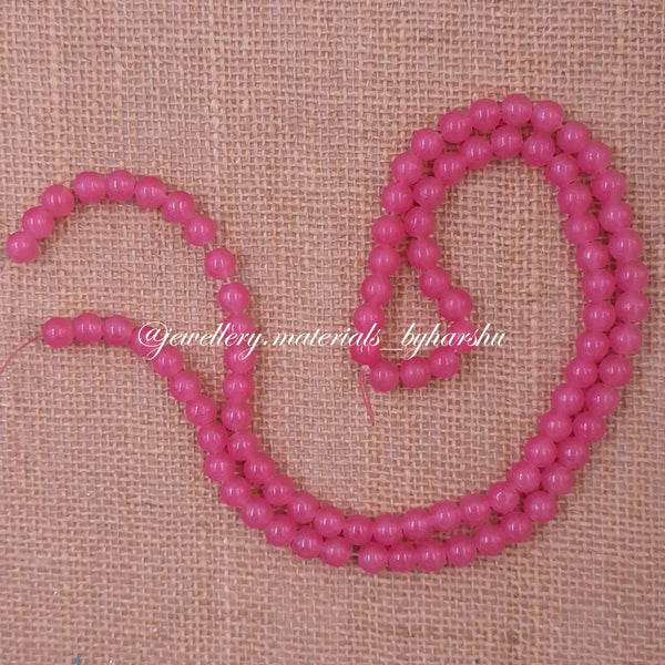 8MM Jelly Beads - Onion Pink