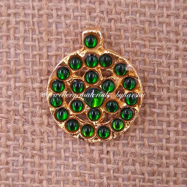 22MM Kemp Pendant Round (Green)