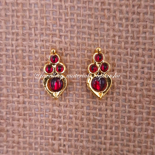 15 x 8MM Kemp Pendant (Red) (2 Piece)